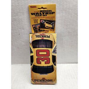 Trak Pennzoil Michael Waltrip Team Set 30 Racing Cards Factory Sealed